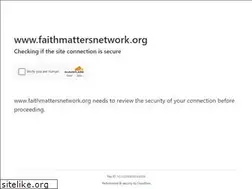 Sites similar to faithmattersnetwork.org