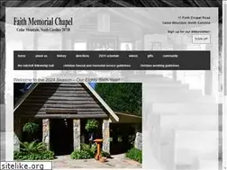 Sites similar to faithmemorialchapel.org