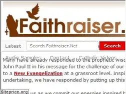 Sites similar to faithraiser.net