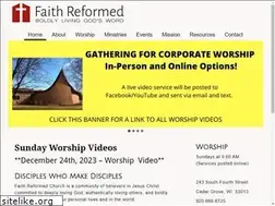Sites similar to faithreformedchurch.org