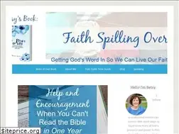 Sites similar to faithspillingover.com