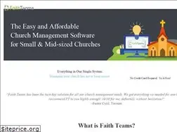 Sites similar to faithteams.com