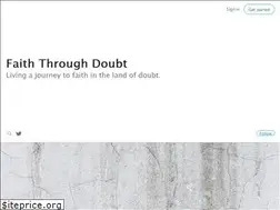 Sites similar to faiththroughdoubt.com