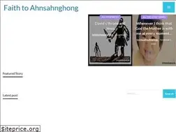 Sites similar to faithtoahnsahnghong.com