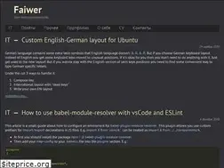 Sites similar to faiwer.ru