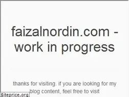 Sites similar to faizalnordin.com