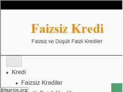 Sites similar to faizsizkredi.net