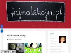 Sites similar to fajnalekcja.pl