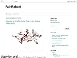 Sites similar to fajrirahani.blogspot.co.id