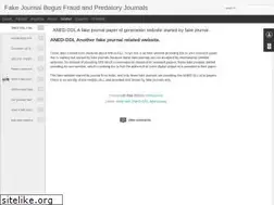 Sites similar to fake-indian-journals.blogspot.com