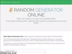 Sites similar to fake-name-generator.com