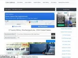 Sites similar to fakeaddresscopy.com