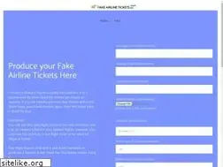 Sites similar to fakeairlinetickets.com