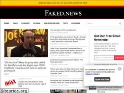 Sites similar to faked.news