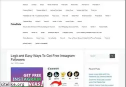 Sites similar to fakedata.net