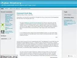 Sites similar to fakehistory.wordpress.com