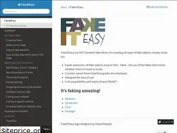 Sites similar to fakeiteasy.readthedocs.io