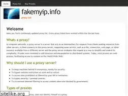 Sites similar to fakemyip.info