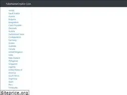 Sites similar to fakenamecreator.com