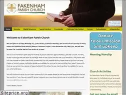 Sites similar to fakenhamparishchurch.org.uk