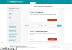 Sites similar to fakephonenumber.org