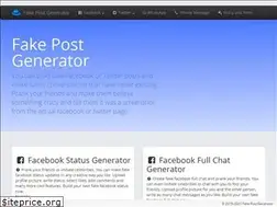 Sites similar to fakepostgenerator.com