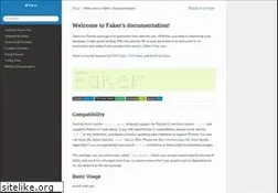 Sites similar to faker.readthedocs.io