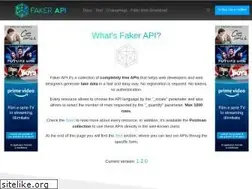 Sites similar to fakerapi.it