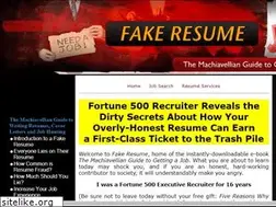 Sites similar to fakeresume.com