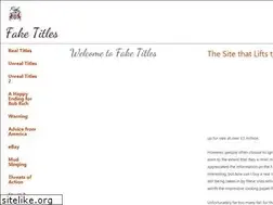 Sites similar to faketitles.com