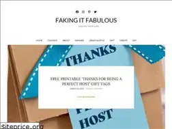 Sites similar to fakingitfabulous.com