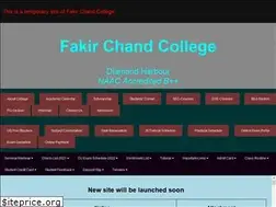 Sites similar to fakirchandcollege.org