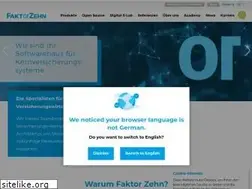 Sites similar to faktorzehn.de