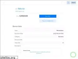Sites similar to fala.ca