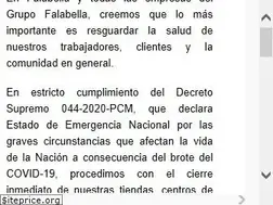 Sites similar to falabella.com.pe