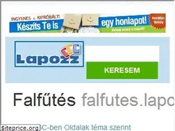 Sites similar to falfutes.lapozz.hu