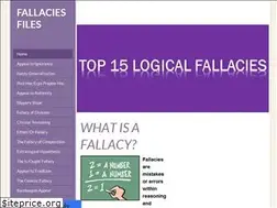 Sites similar to fallaciesfiles.weebly.com