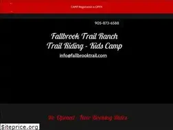Sites similar to fallbrooktrail.com