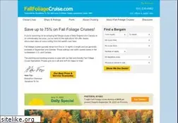 Sites similar to fallfoliagecruise.com