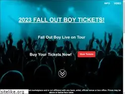 Sites similar to falloutboytickets.com