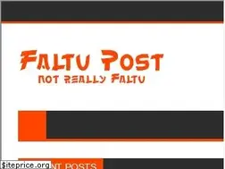 Sites similar to faltupost.com