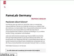 Sites similar to famelab-germany.de
