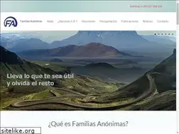 Sites similar to familiasanonimas.es