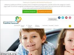 Sites similar to familiasnumerosas.org