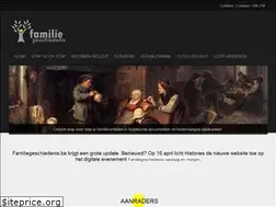 Sites similar to familiegeschiedenis.be