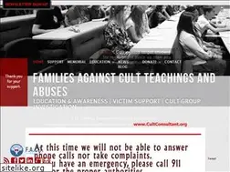Sites similar to familiesagainstcultteachings.org