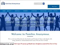 Sites similar to familiesanonymous.org