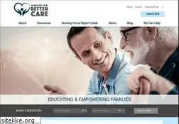 Sites similar to familiesforbettercare.com