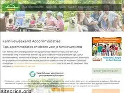 Sites similar to familieweekend-accommodatie.nl
