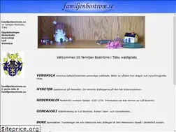 Sites similar to familjenbostrom.se